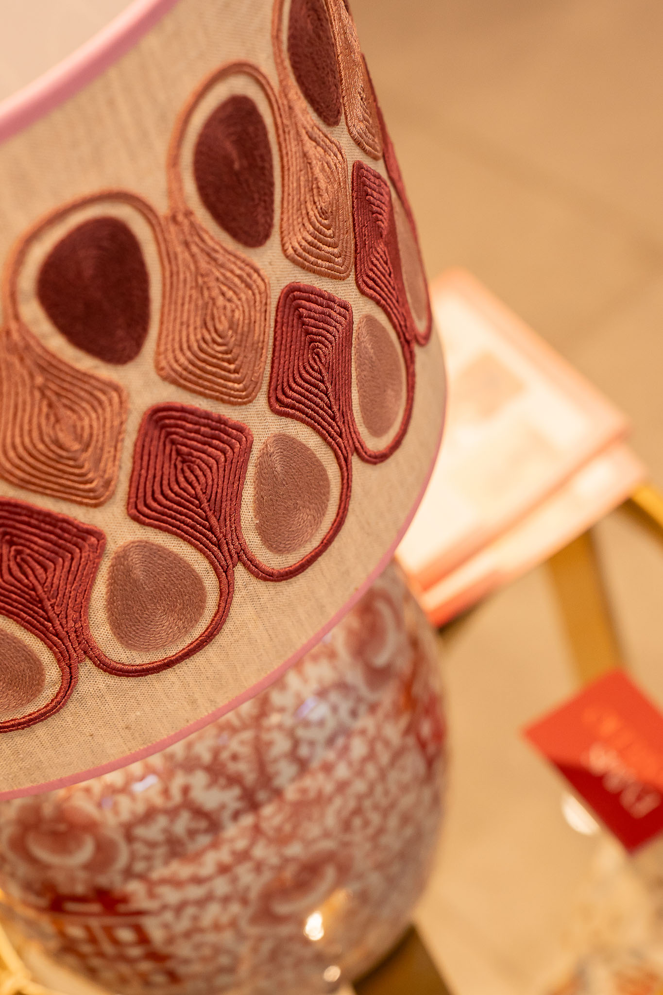 Lampenkap detail sierra roze EMMS Studio