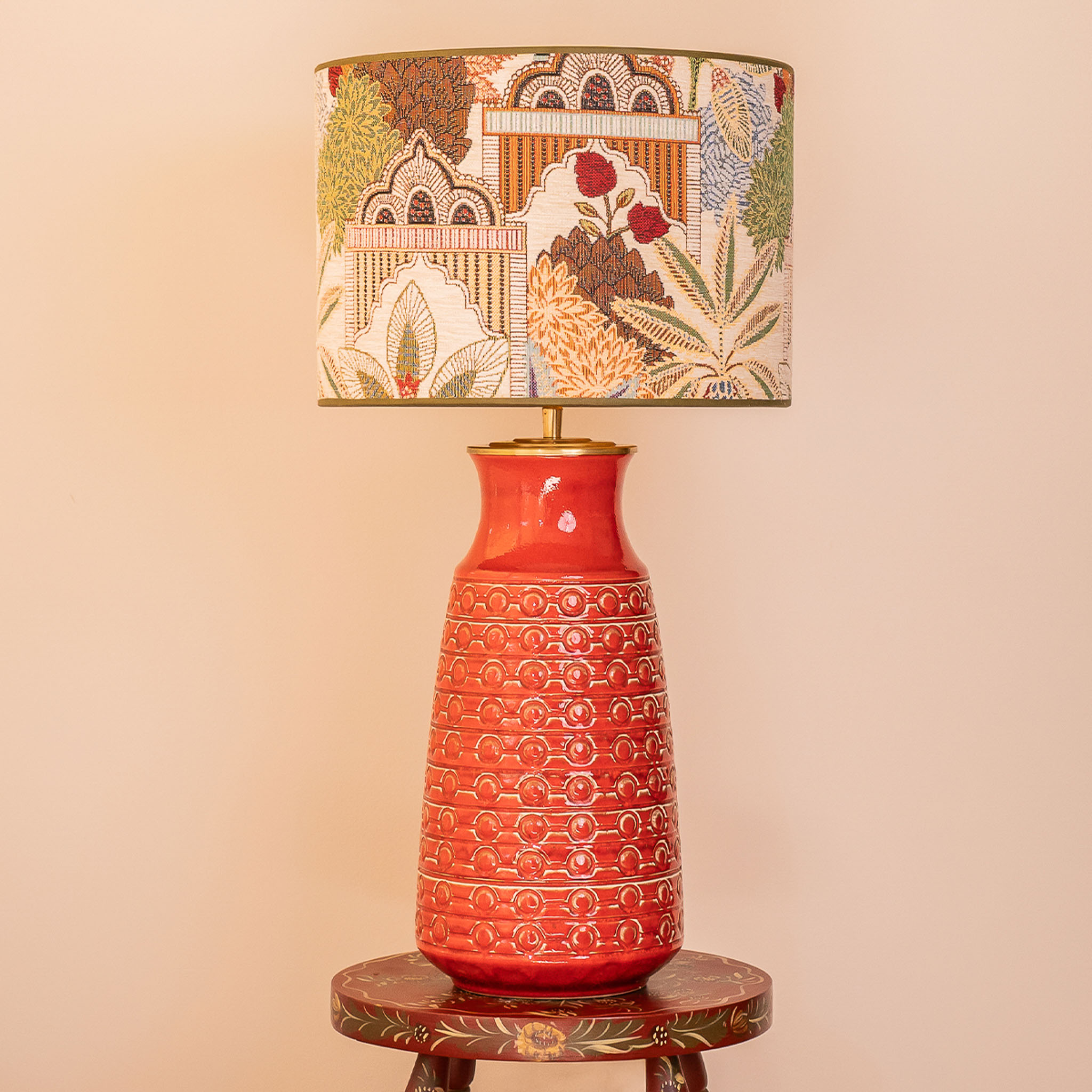 Lucente lampenset, Soraya lampenkap, Corallo lampenvoet, EMMS Studio